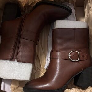 Lucky Brand Chestnut Heeled Boots